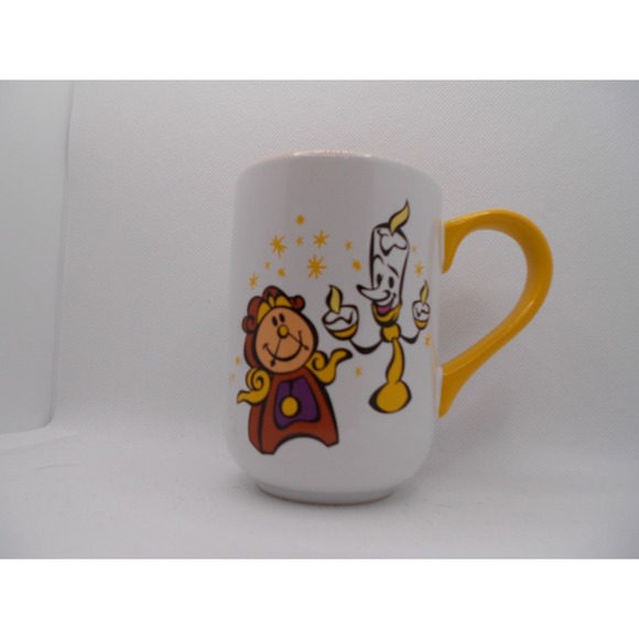 Disney Lumiere Cogsworth Beauty And The Beast Mug Disney Parks beautiful - Picture 6 of 7